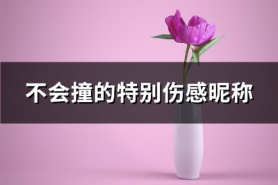 ​不会撞的特别伤感昵称(85个)
